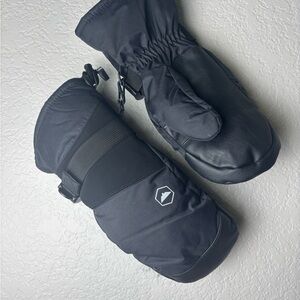 Black Insulated Mittens